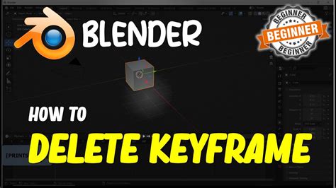 blender keyframe|how to delete keyframes blender.